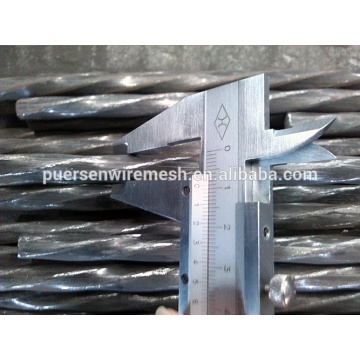 Barre en acier torsadée à faible prix 6mm (usine, fabricant)